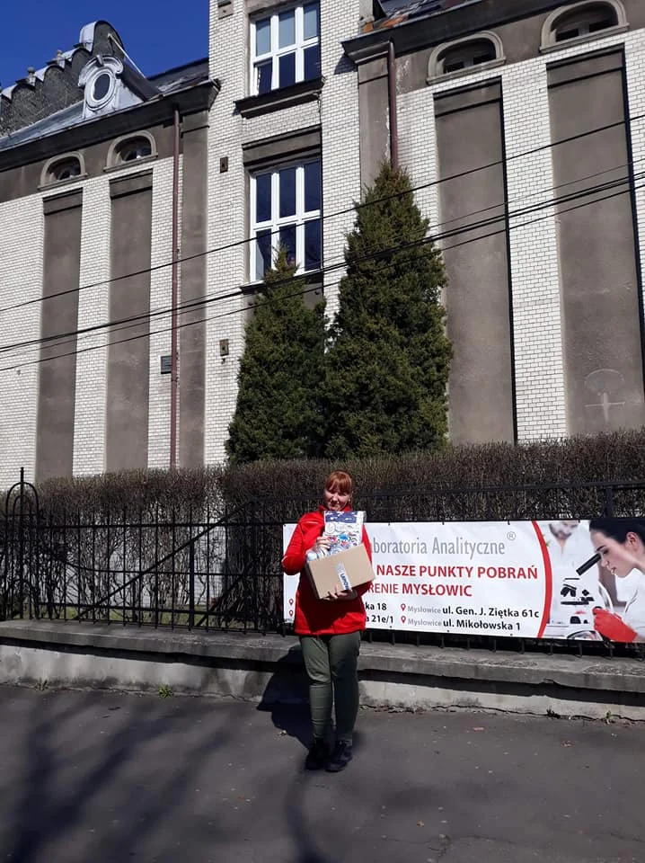 250 maseczek trafiło do Mysłowickiego Centrum Zdrowia!