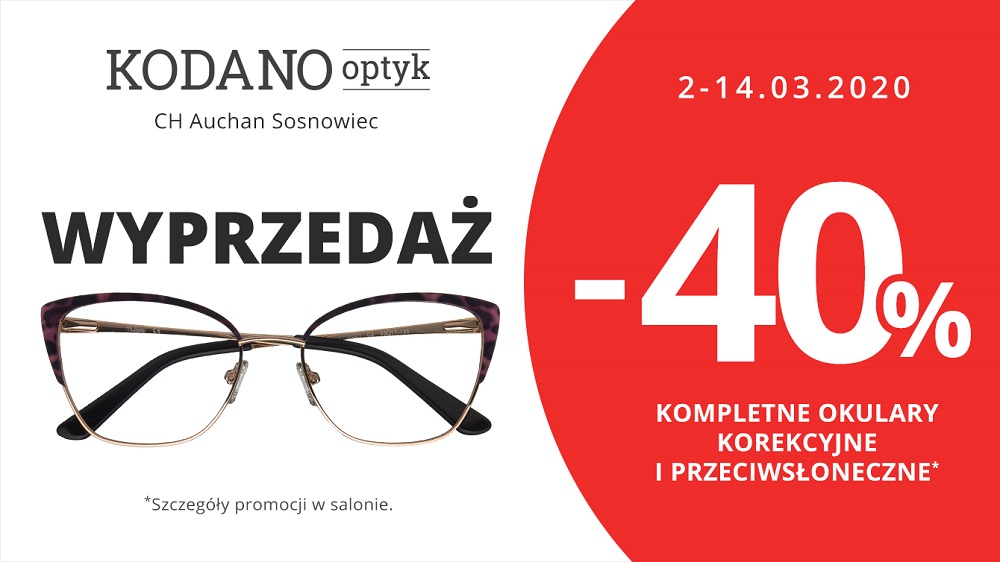 Złap rabat na okulary w salonie KODANO Optyk!