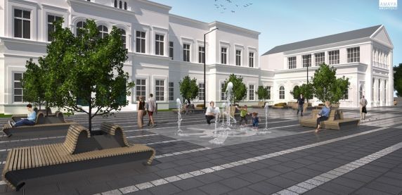 Nowe oblicze placu przed dworcem