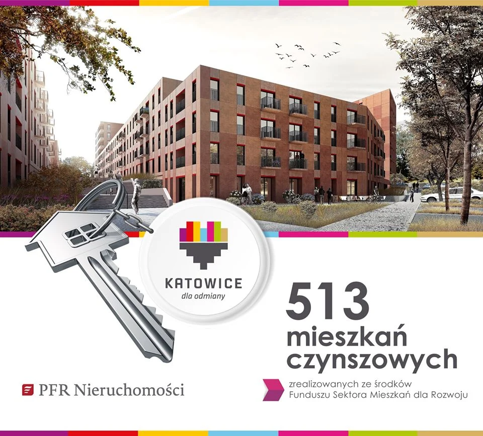 Katowice: Osiedle Nowy Nikiszowiec - 513 Mieszkań dla Rozwoju