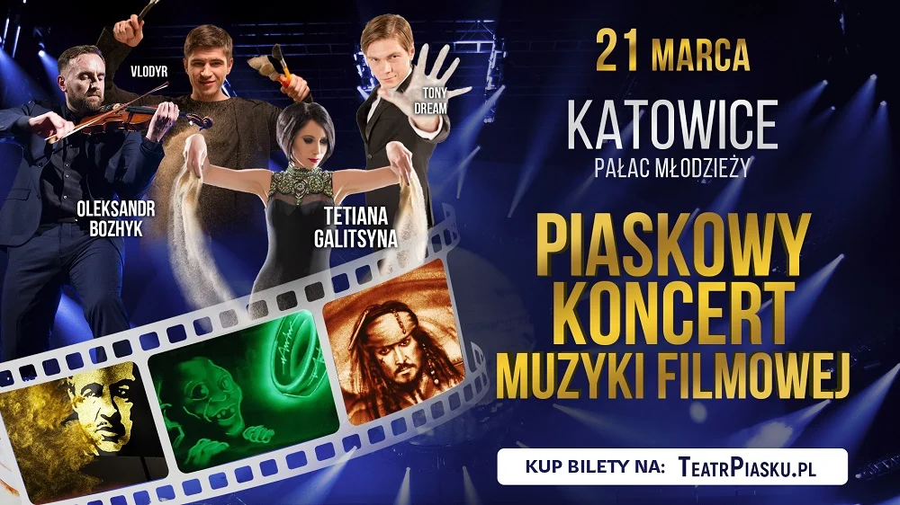 Przed nami Piaskowy Koncert Muzyki Filmowej. Jedyny taki koncert w Polsce!