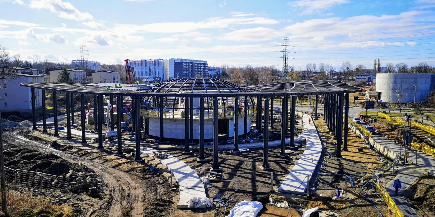 Centrum Przesiadkowe Brynów - kolejny etap prac. Kierowców czekają utrudnienia