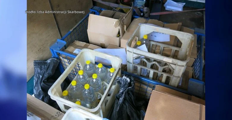 Zarekwirowany alkohol pójdzie na walkę z koronawirusem. Będzie płyn do odkażania [WIDEO]