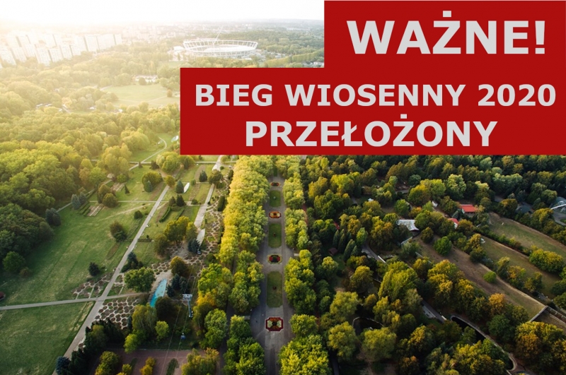 Bieg Wiosenny 2020 przełożony z powodu koronawirusa