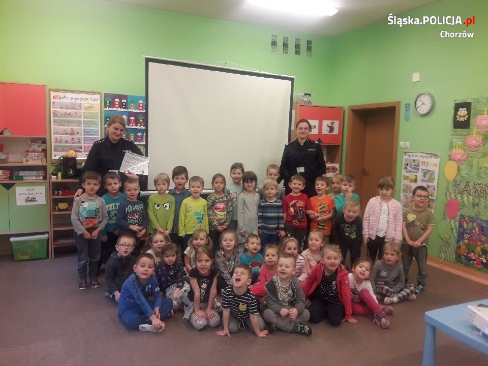 Dzielnicowe u chorzowskich przedszkolaków