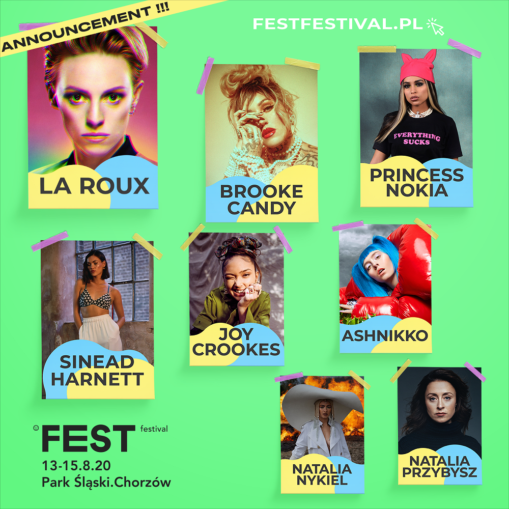 8 kobiet dołącza do line-upu FEST Festivalu 2020!