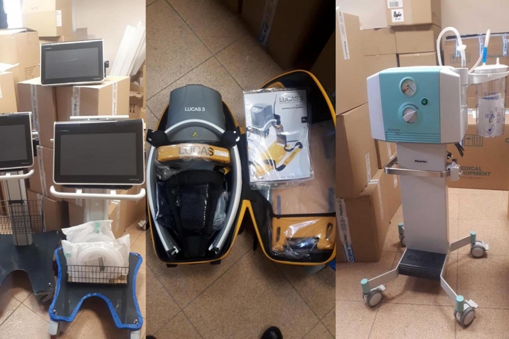 Szpital Specjalistyczny w Chorzowie otrzymał dodatkowy sprzęt do walki z koronawirusem