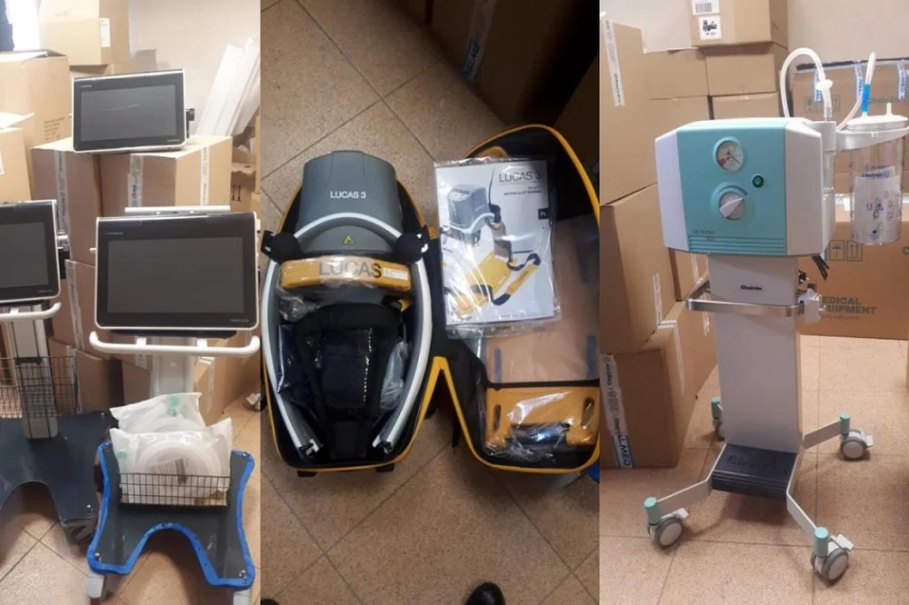 Szpital Specjalistyczny w Chorzowie otrzymał dodatkowy sprzęt do walki z koronawirusem
