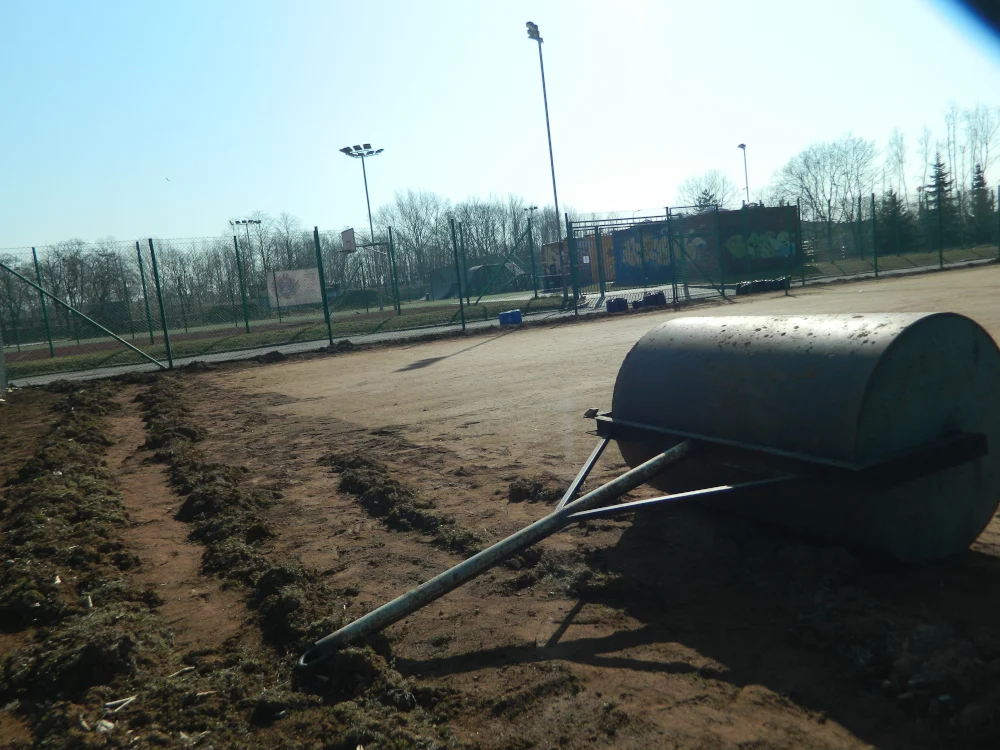 Prace remontowe na Stadionie OSiR "Skałka"
