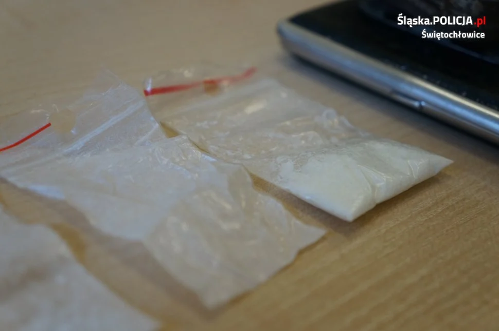 Świętochłowicka policja zatrzymała 35-latka, który miał przy sobie amfetaminę