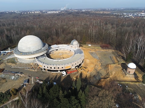 Planetarium w budowie. Tak rodzi się prawdziwa "gwiazda" Parku Śląskiego