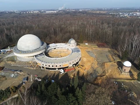 Planetarium w budowie. Tak rodzi się prawdziwa "gwiazda" Parku Śląskiego