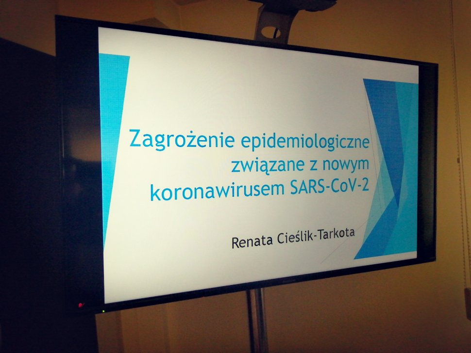 Zabrzańscy policjanci brali udział w szkoleniu z zakresu zagrożenia epidemiologicznego