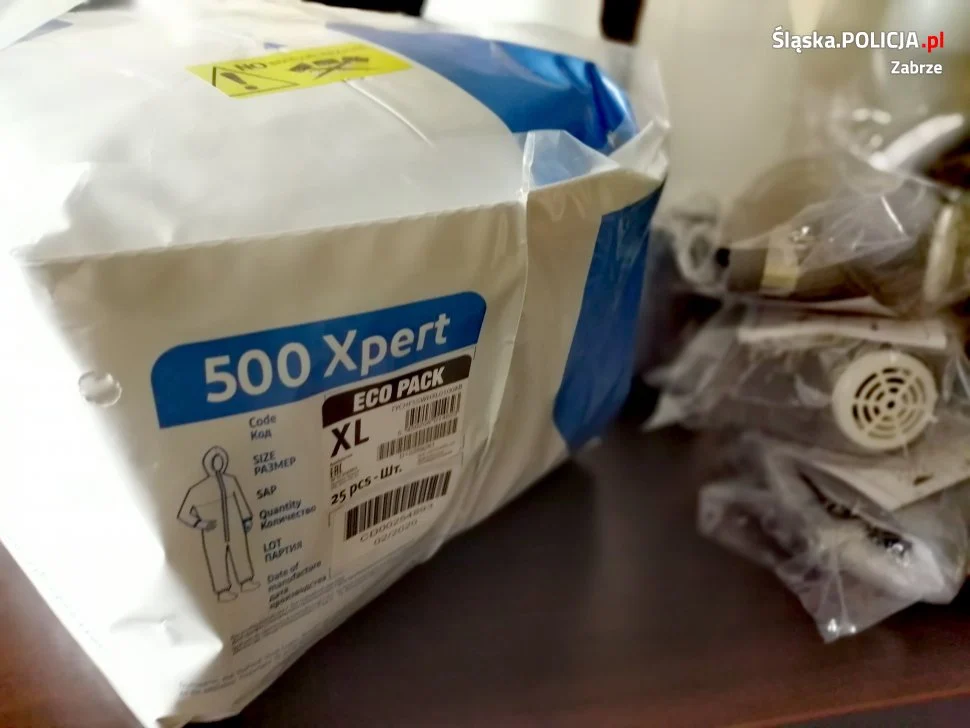 Kolejna dostawa środków ochrony dla zabrzańskich policjantów
