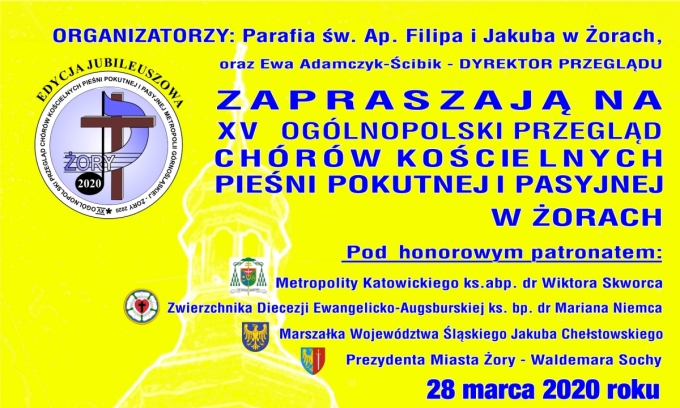 Najpiękniejsze pieśni pasyjne i pokutne już po raz 15. usłyszymy w Żorach