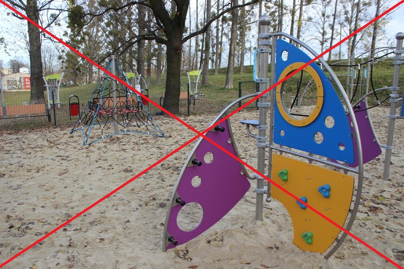 Unikajmy siłowni pod chmurką, placów zabaw i miejsc publicznych