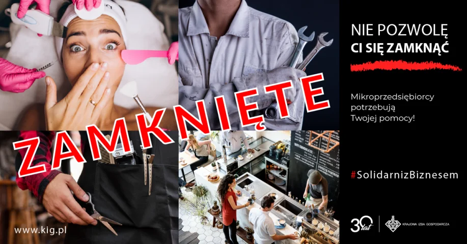 "Nie pozwolę ci się zamknąć" - wspieramy mikroprzedsiębiorców