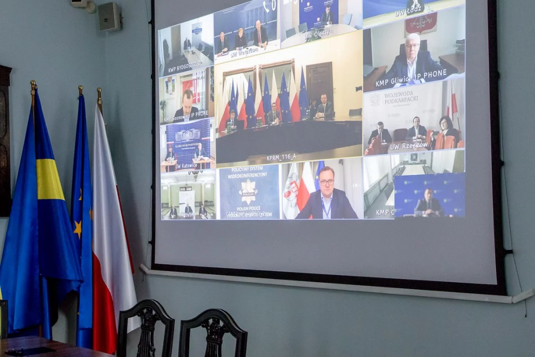 Śląscy samorządowcy uczestniczyli w wideokonferencji z udziałem premiera RP