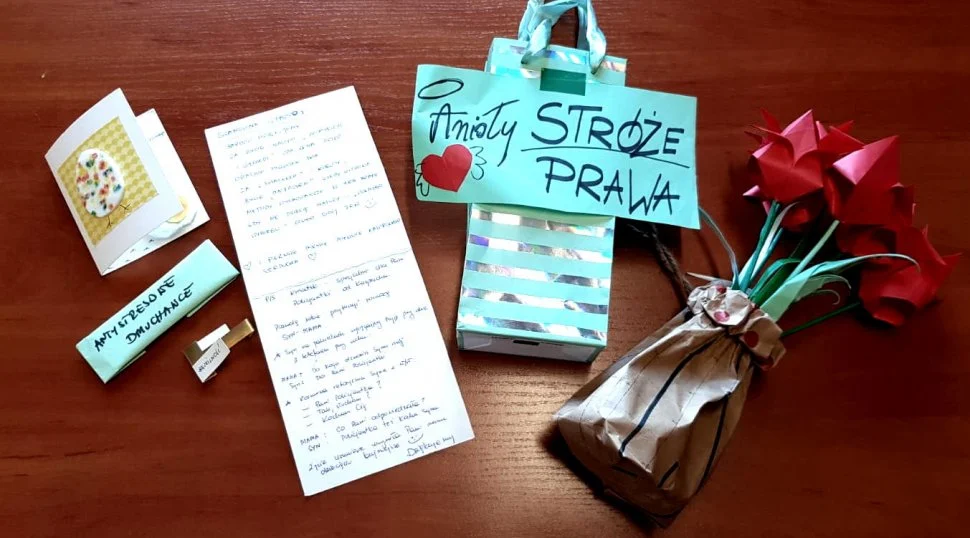 Po kwarantannie podziękowali rudzkim policjantom