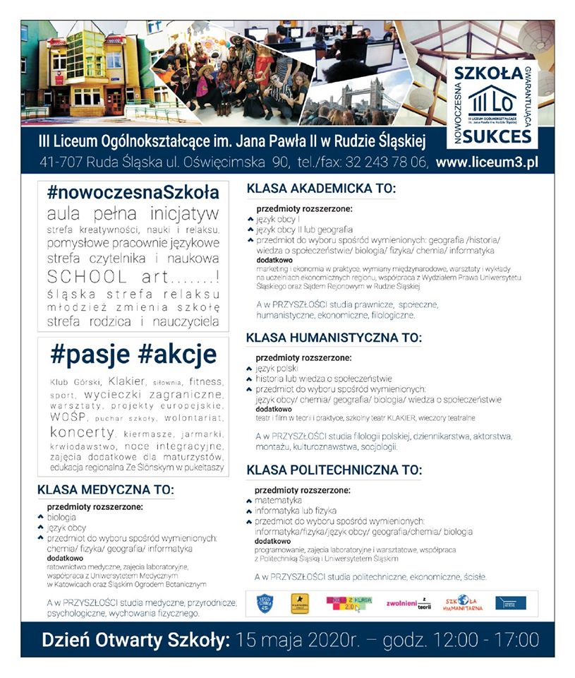 Oferty edukacyjne rudzkich szkół 4