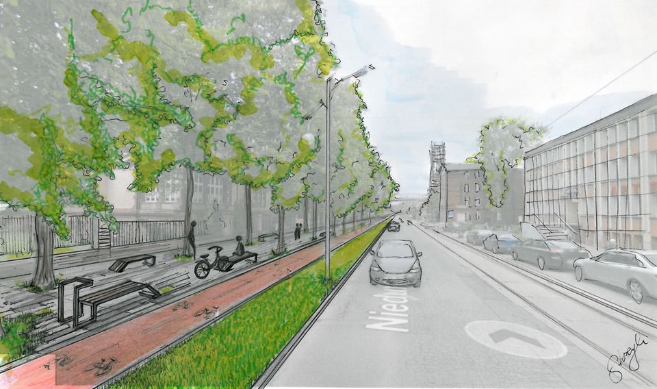 Przed MCK-iem powstanie mały plac z ławkami i oświetleniem ledowym