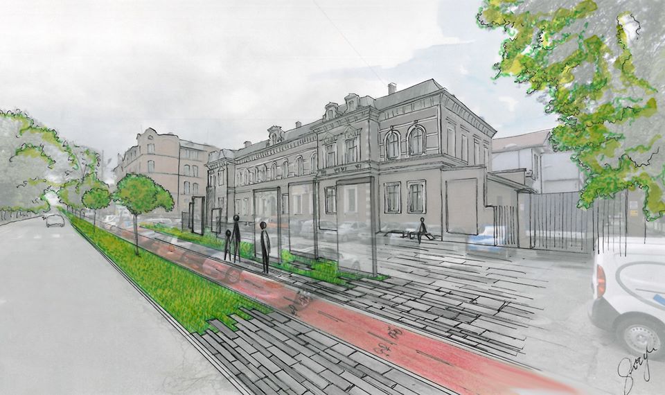 Przed MCK-iem powstanie mały plac z ławkami i oświetleniem ledowym