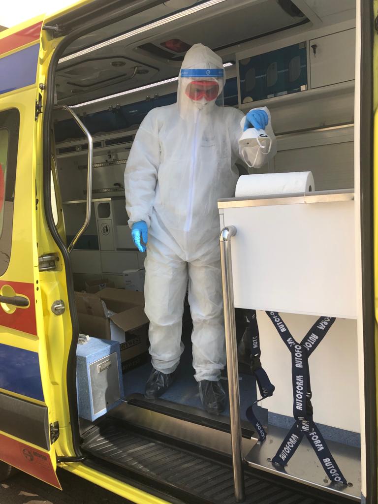 Ekipa drugiego rudzkiego wymazobusa jest już gotowa do pracy 2