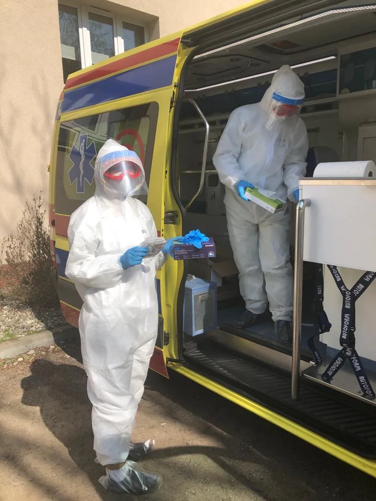 Ekipa drugiego rudzkiego wymazobusa jest już gotowa do pracy 4