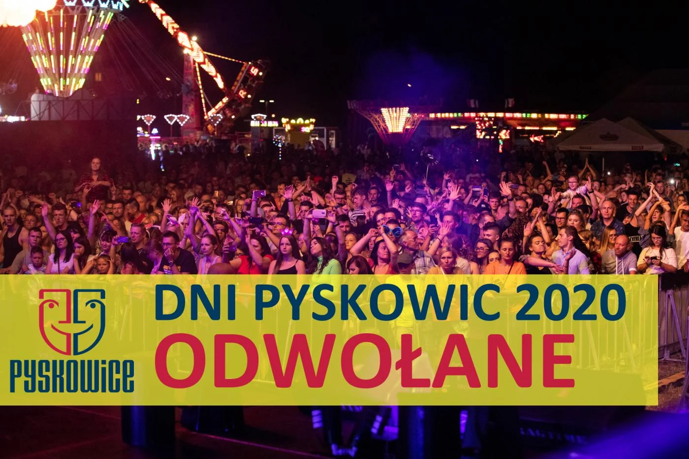 Dni Pyskowic nie odbędą się. Środki pieniężne zostaną przekazane na walkę z koronawirusem