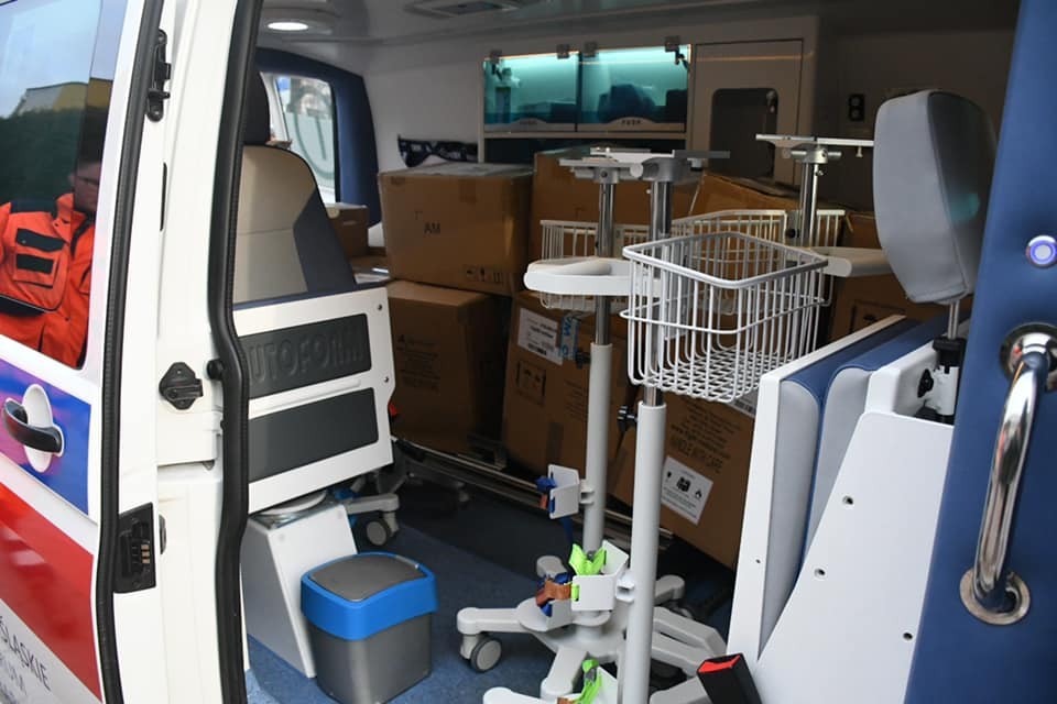 Górnośląskie Centrum Rehabilitacji "Repty" użyczyło 8 respiratorów tyskiemu szpitalowi