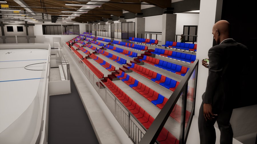 Jak rozmieścić krzesełka w hali lodowiska w Bytomiu? Pomóż wybrać układ krzesełek