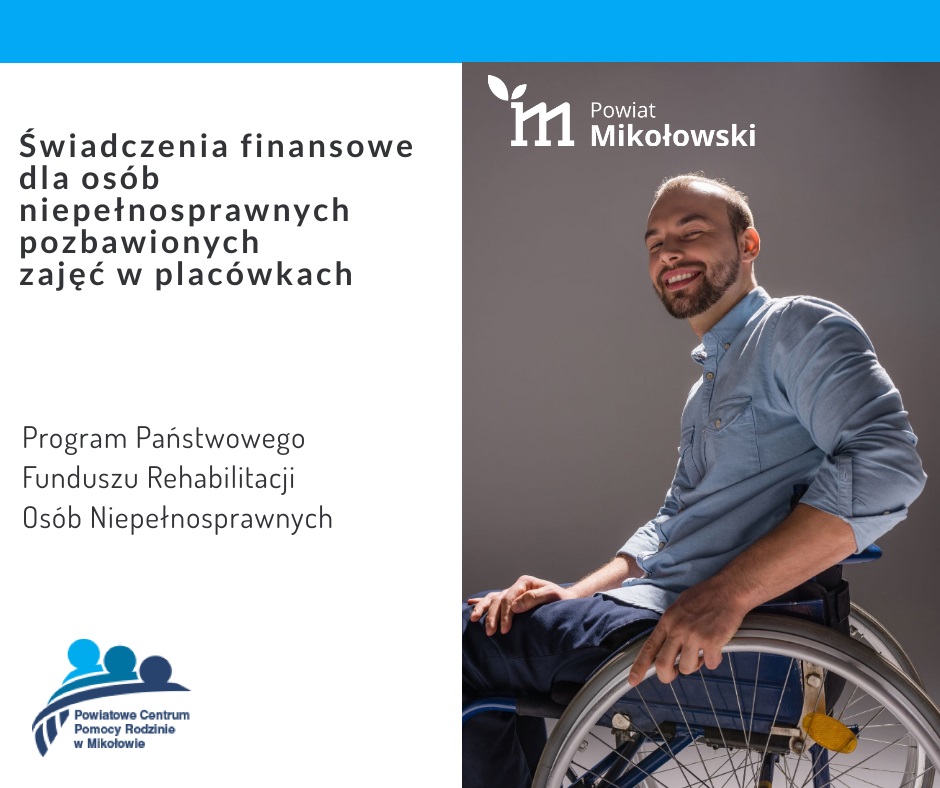 Świadczenia finansowe dla osób niepełnosprawnych