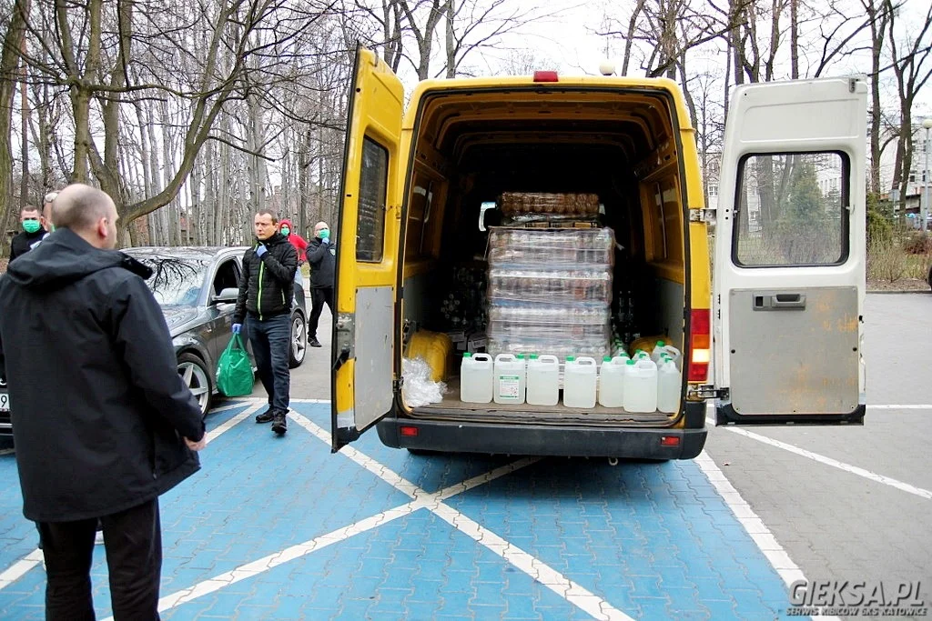 Fani GieKSy wsparli dwa katowickie szpitale