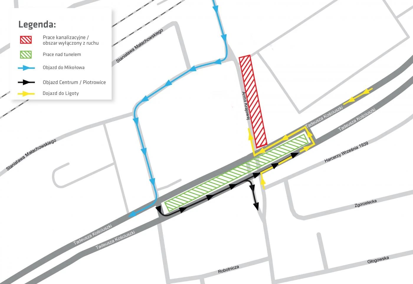 Katowice: Przebudowa DK 81 w Piotrowicach