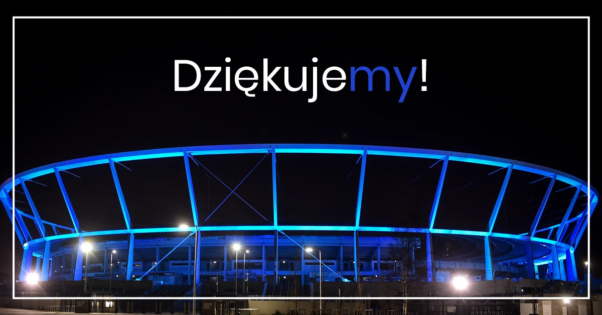 Stadion Śląski podziękował służbie zdrowia!