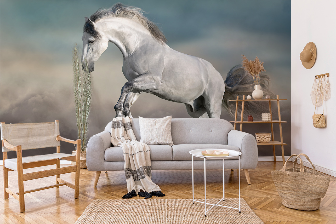 Fototapeta w konie + przepis na wnętrze z charakterem!