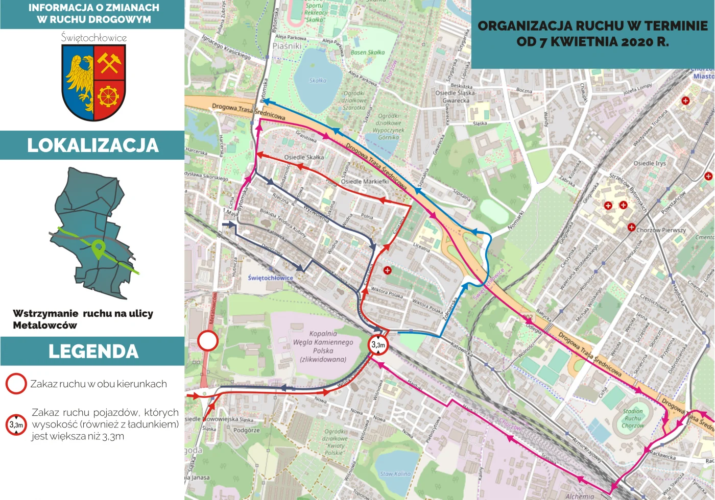 Rozpoczęcie prac na ul. Metalowców w Świętochłowicach