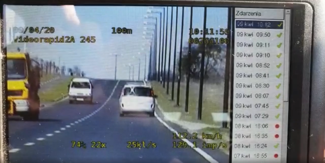 Przekroczył dozwoloną prędkość o 58 km/h. Stracił prawo jazdy na 3 miesiące