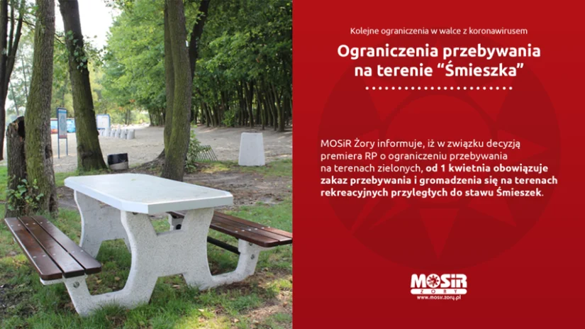 Teren Śmieszka zamknięty dla mieszkańców