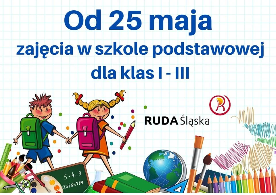 Od 25 maja uczniowie klas I-III szkół podstawowych będą mogli wrócić do szkół