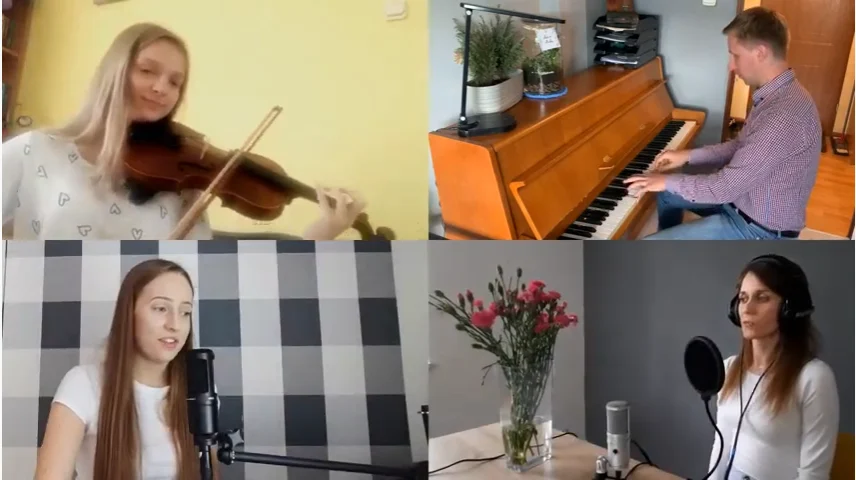 Członkowie oddziału KSM-u w Kłodnicy zaśpiewali dla Jana Pawła II