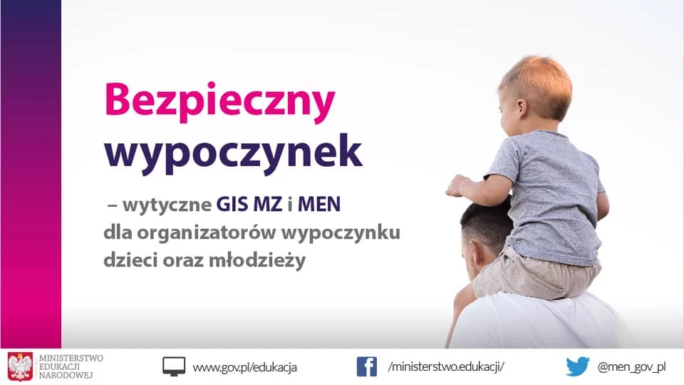 MEN publikuje wytyczne w sprawie wypoczynku dzieci i młodzieży