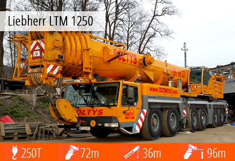 Usługi Dźwigowe Gliwice / 24 h / 7 dni w tygodniu