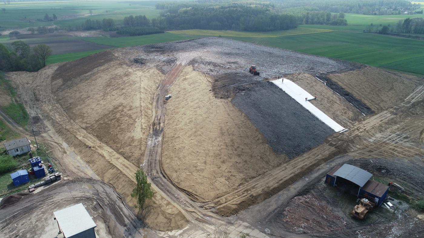 Rekultywacja składowiska w Zaolszanach na ostatniej prostej