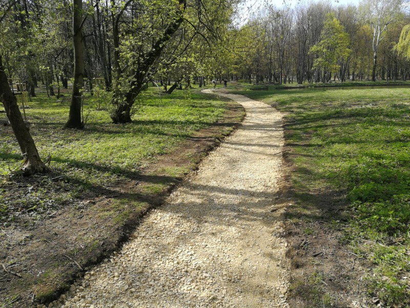 Ogród sensoryczny i nowe alejki w Parku Górnik