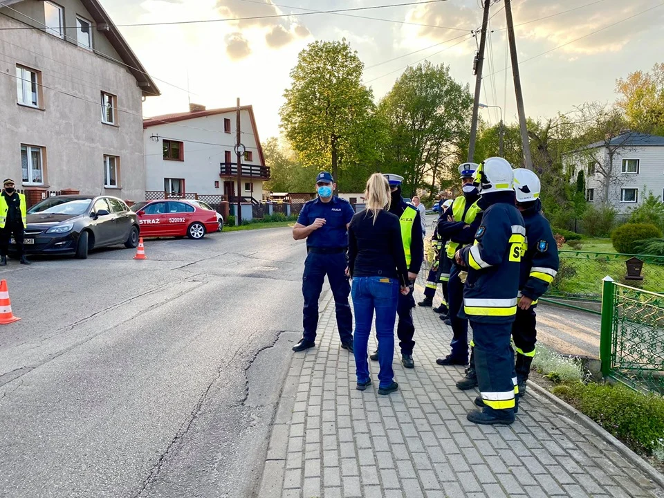 Mundurowi zabezpieczali niewybuch w Mysłowicach