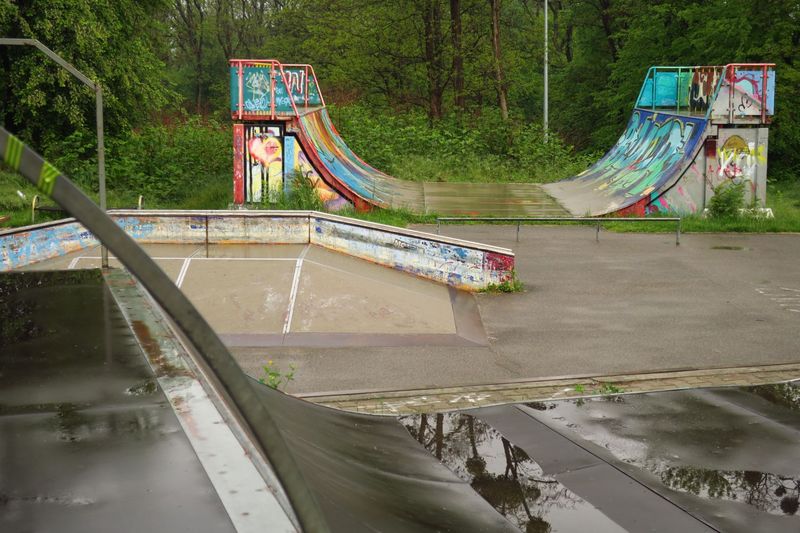 Park Wiśniowiec: przebudowany tor rowerowy oraz trasa rowerowa MTB