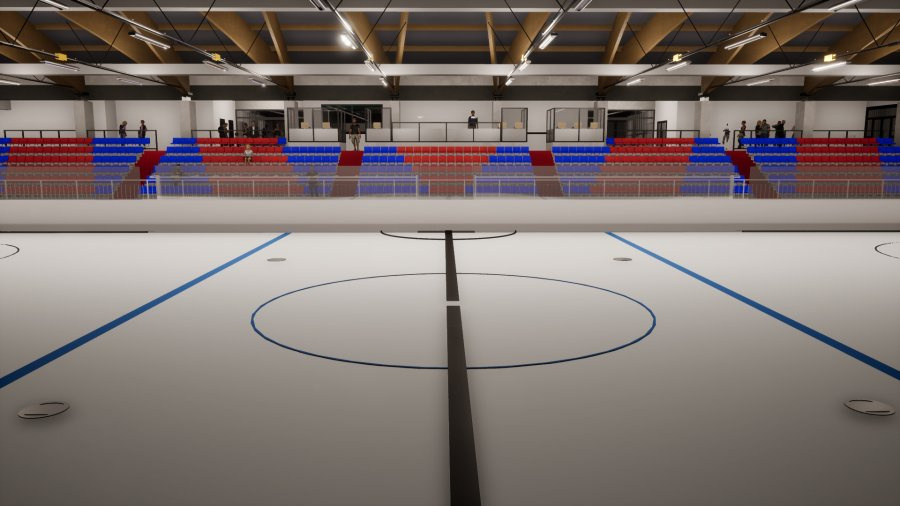 Mieszkańcy Bytomia wybrali układ krzesełek w hali lodowiska