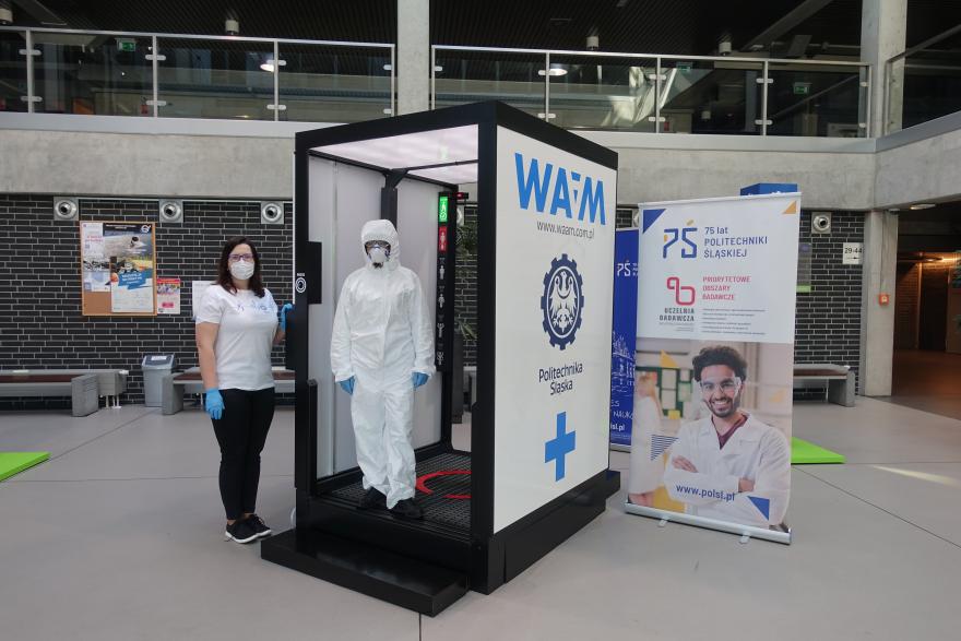 Brama odkażająca z Politechniki Śląskiej zwycięzcą w międzynarodowym konkursie!
