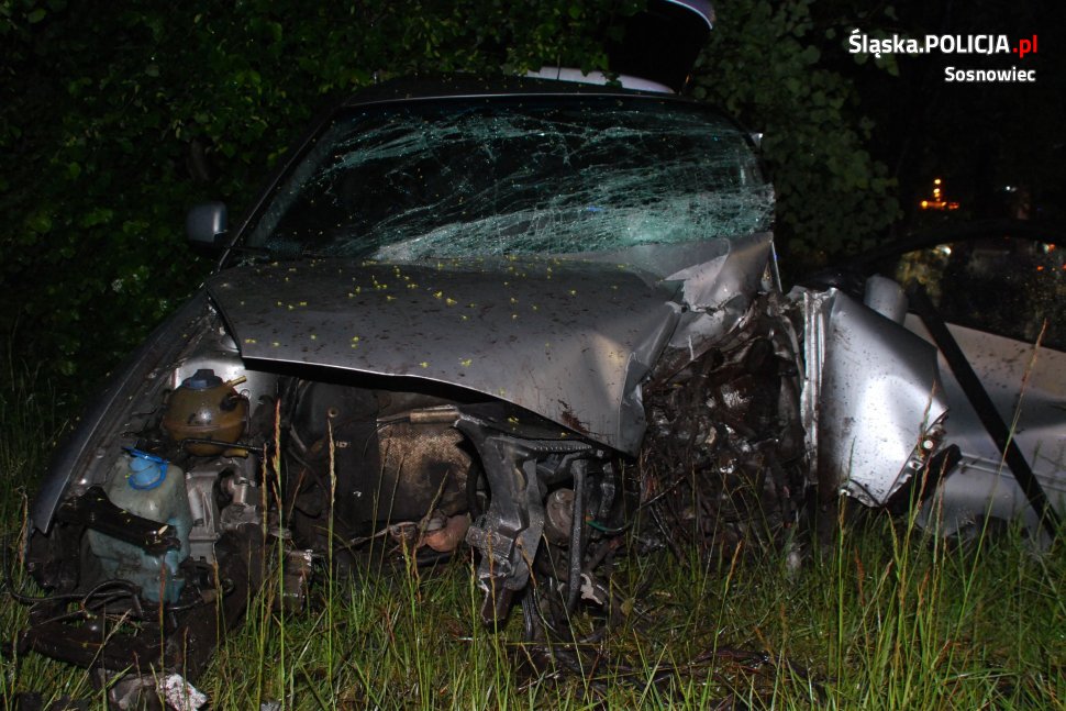 Groźny wypadek przy ul. KWK Kazimierz-Juliusz w Sosnowcu